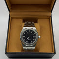     Montre Seiko Mod noire automatique style AP avec bracelet intégré